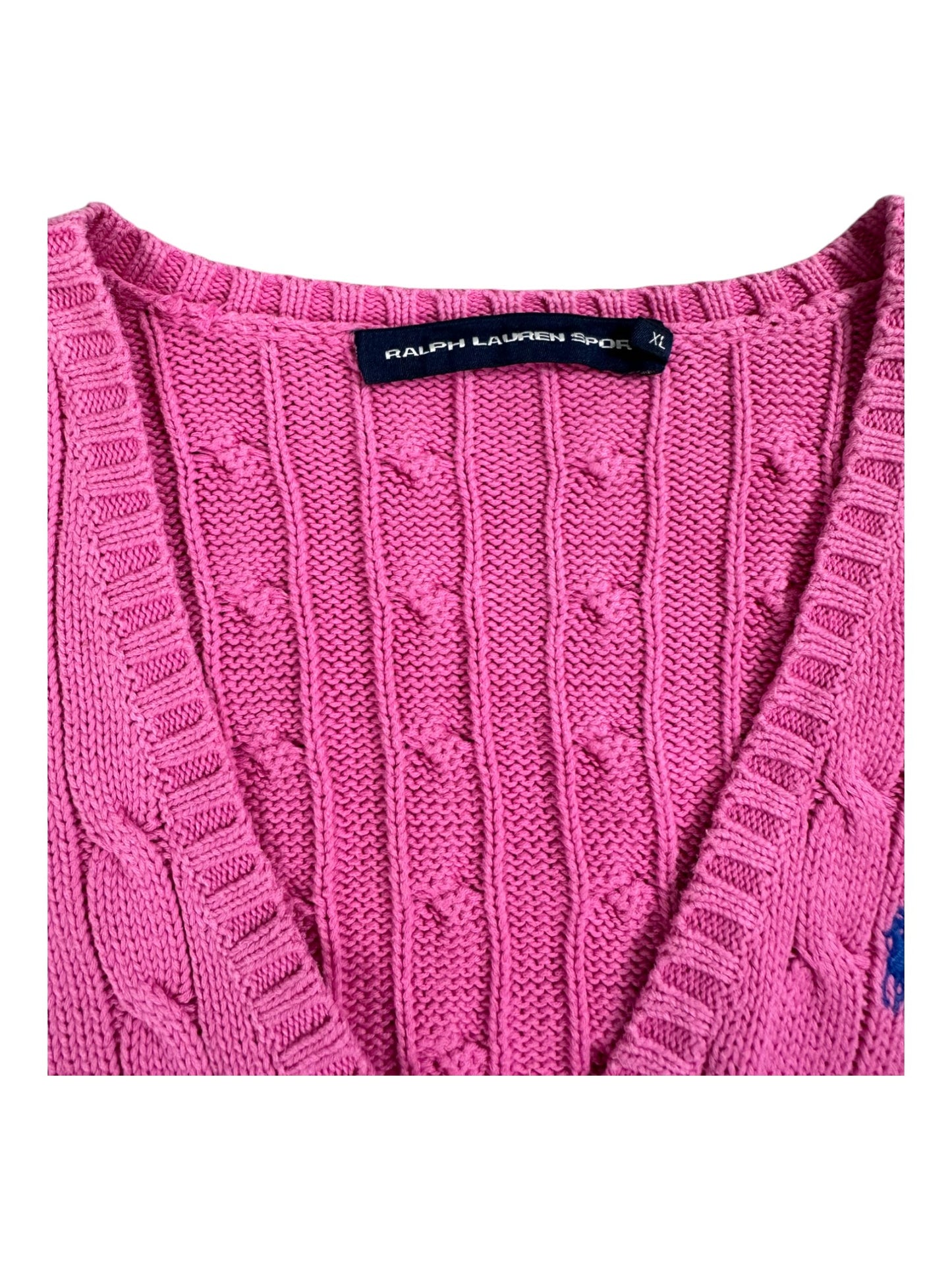 ralph lauren v-pullover women (xl)