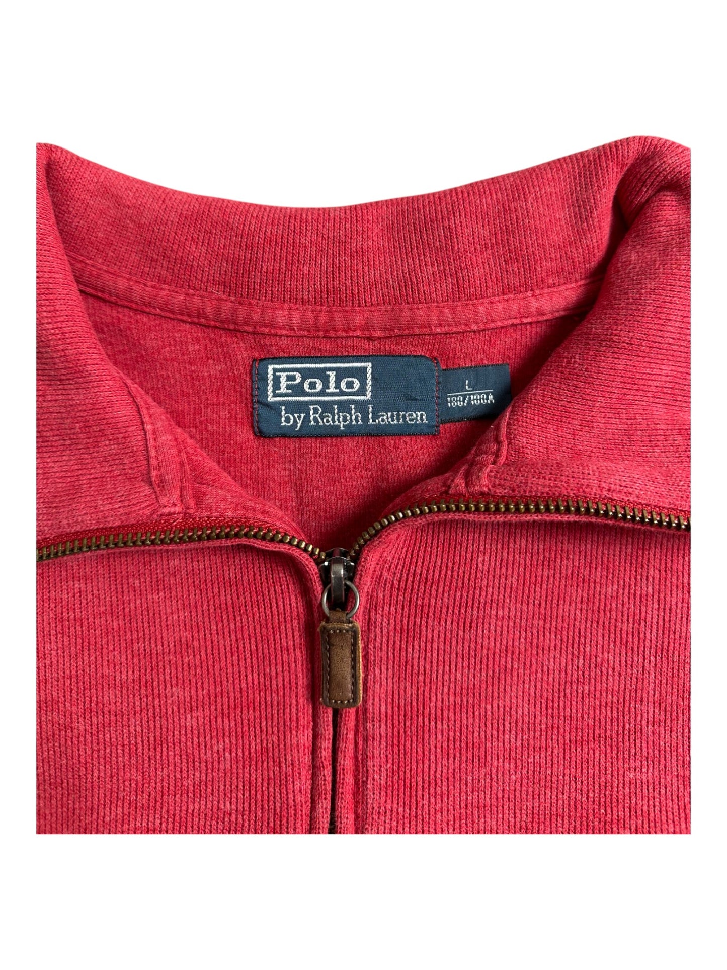 ralph lauren half zip pullover (l)