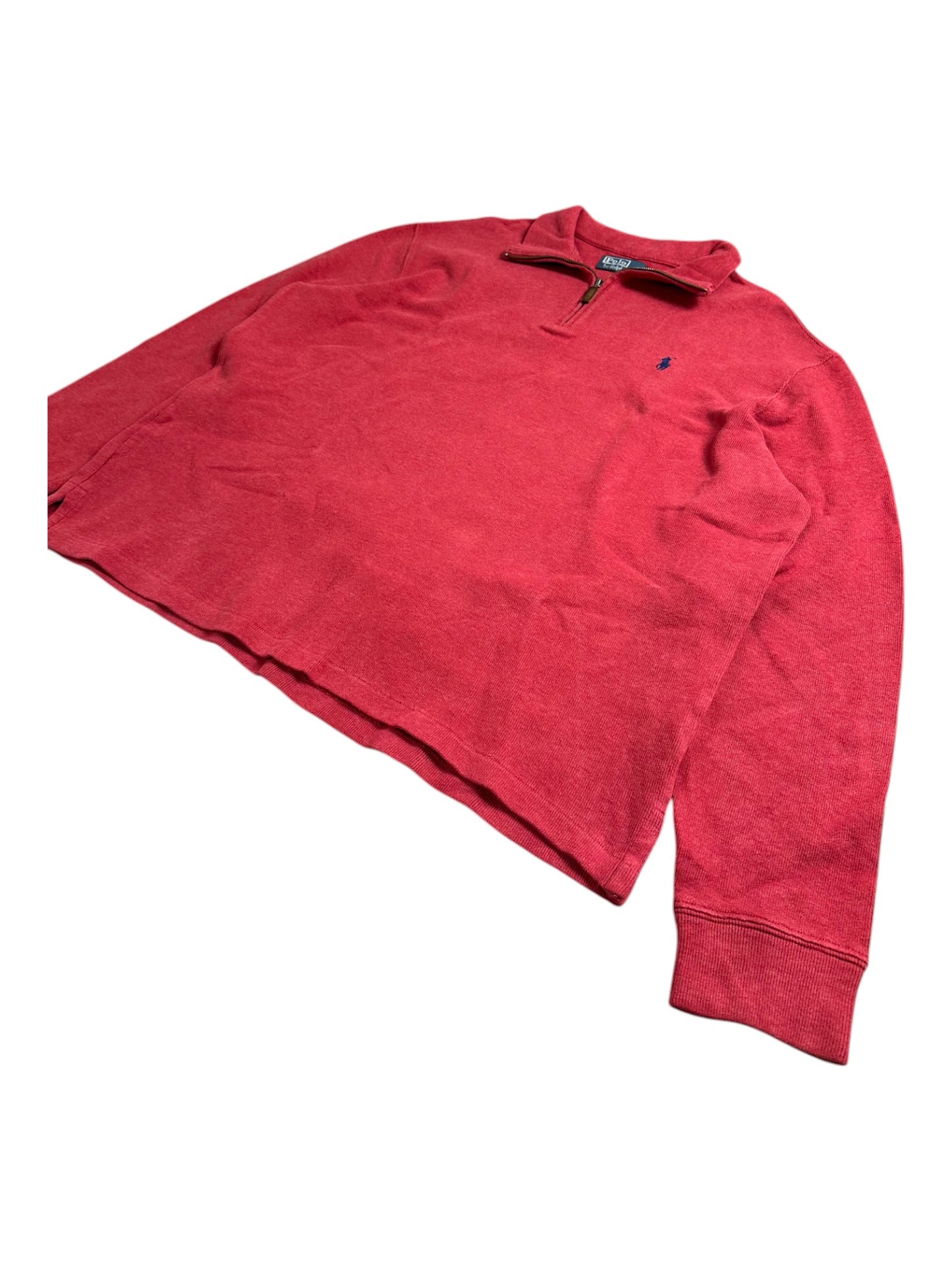 ralph lauren half zip pullover (l)