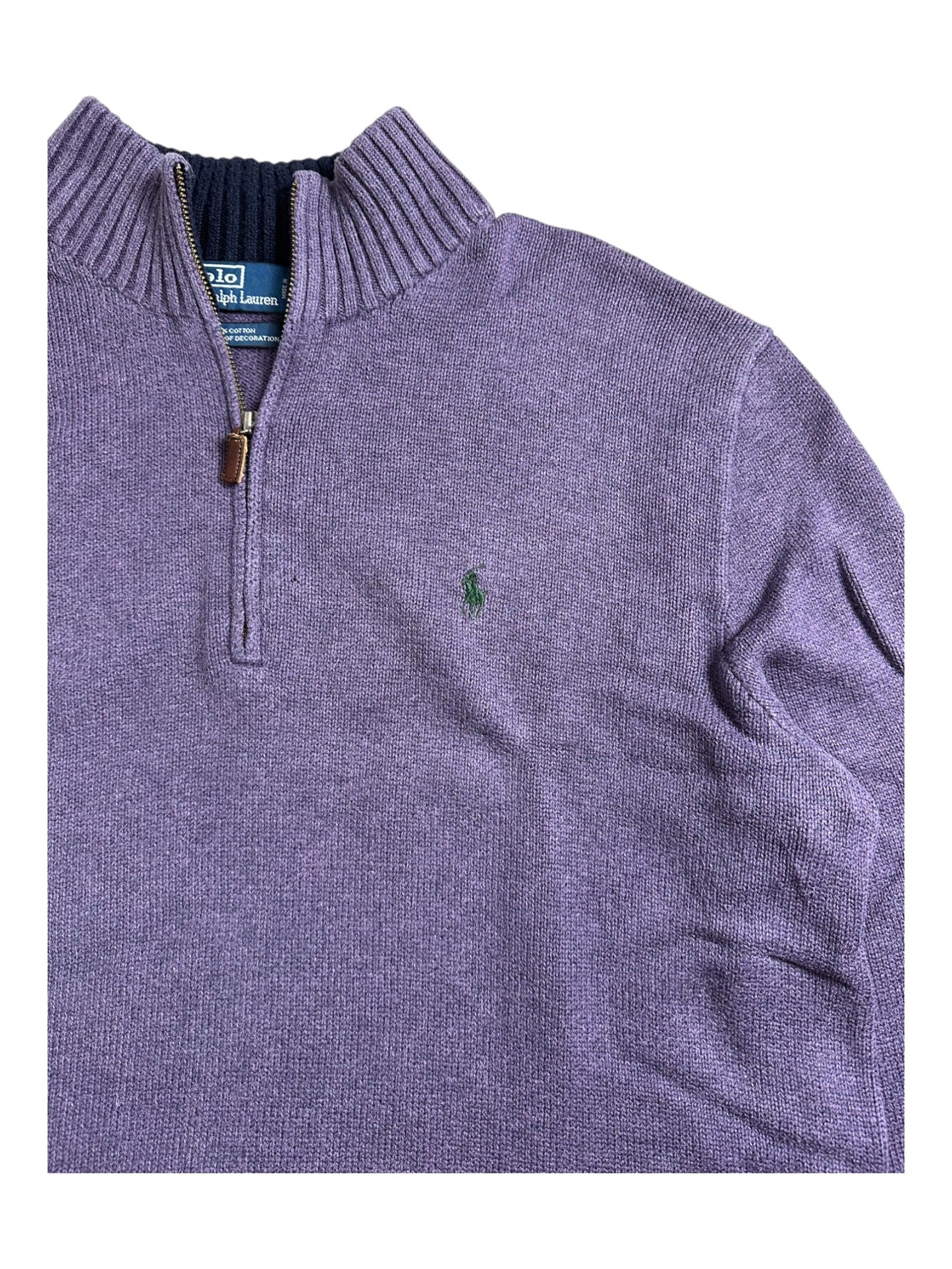 ralph lauren half zip pullover (xl)