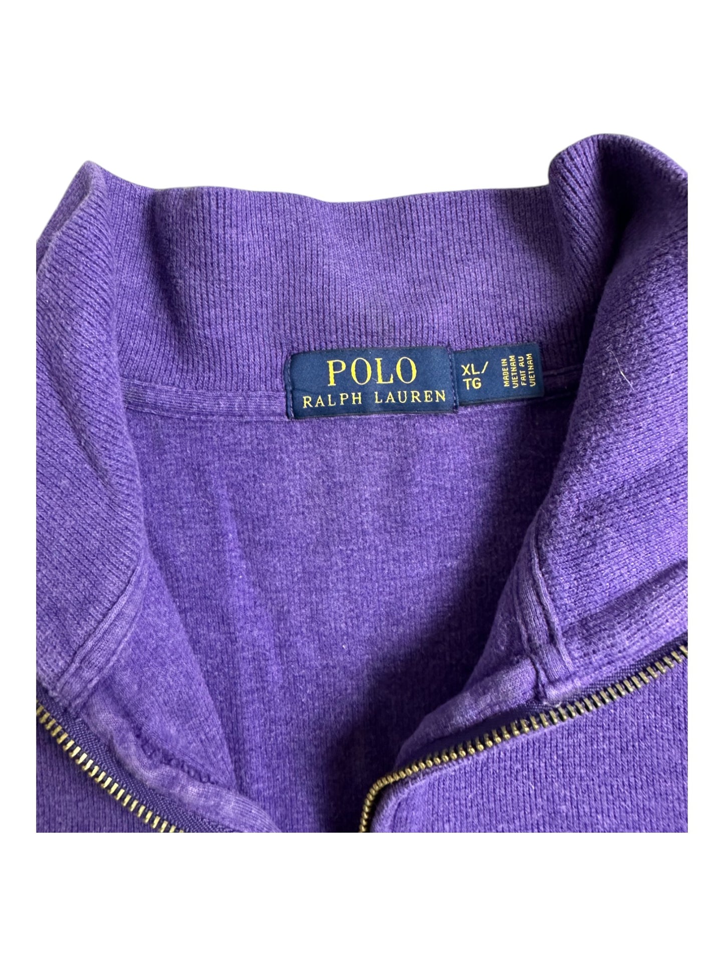 ralph lauren half zip pullover (xl)