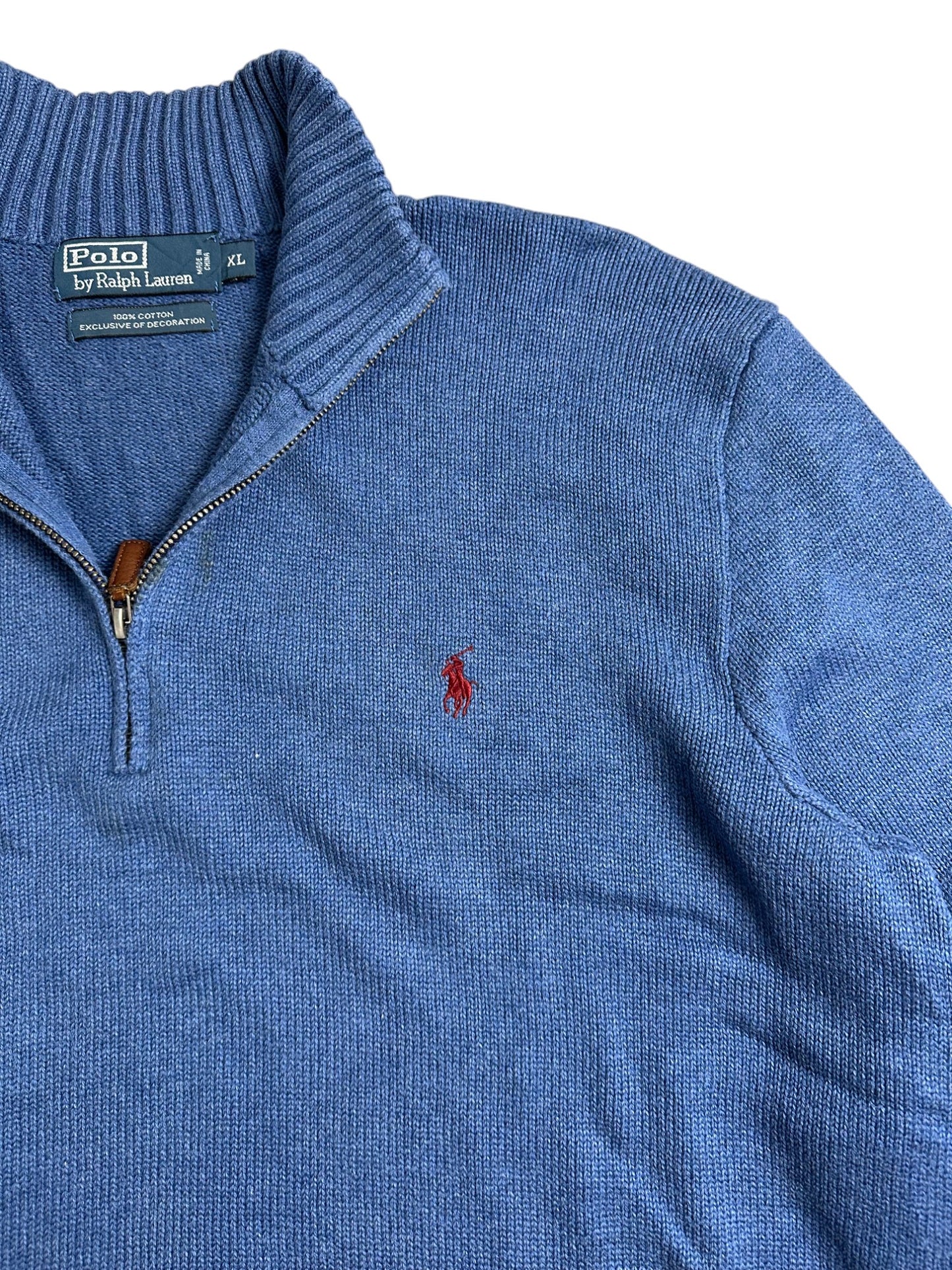 ralph lauren half zip pullover (xl)