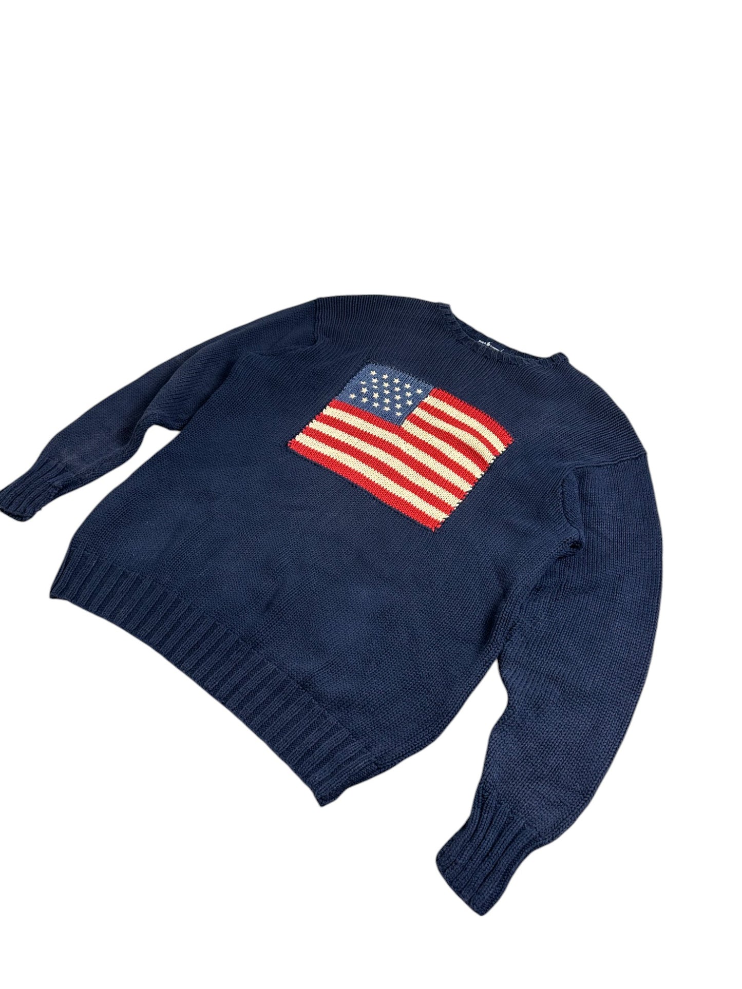ralph lauren flag pullover (l)