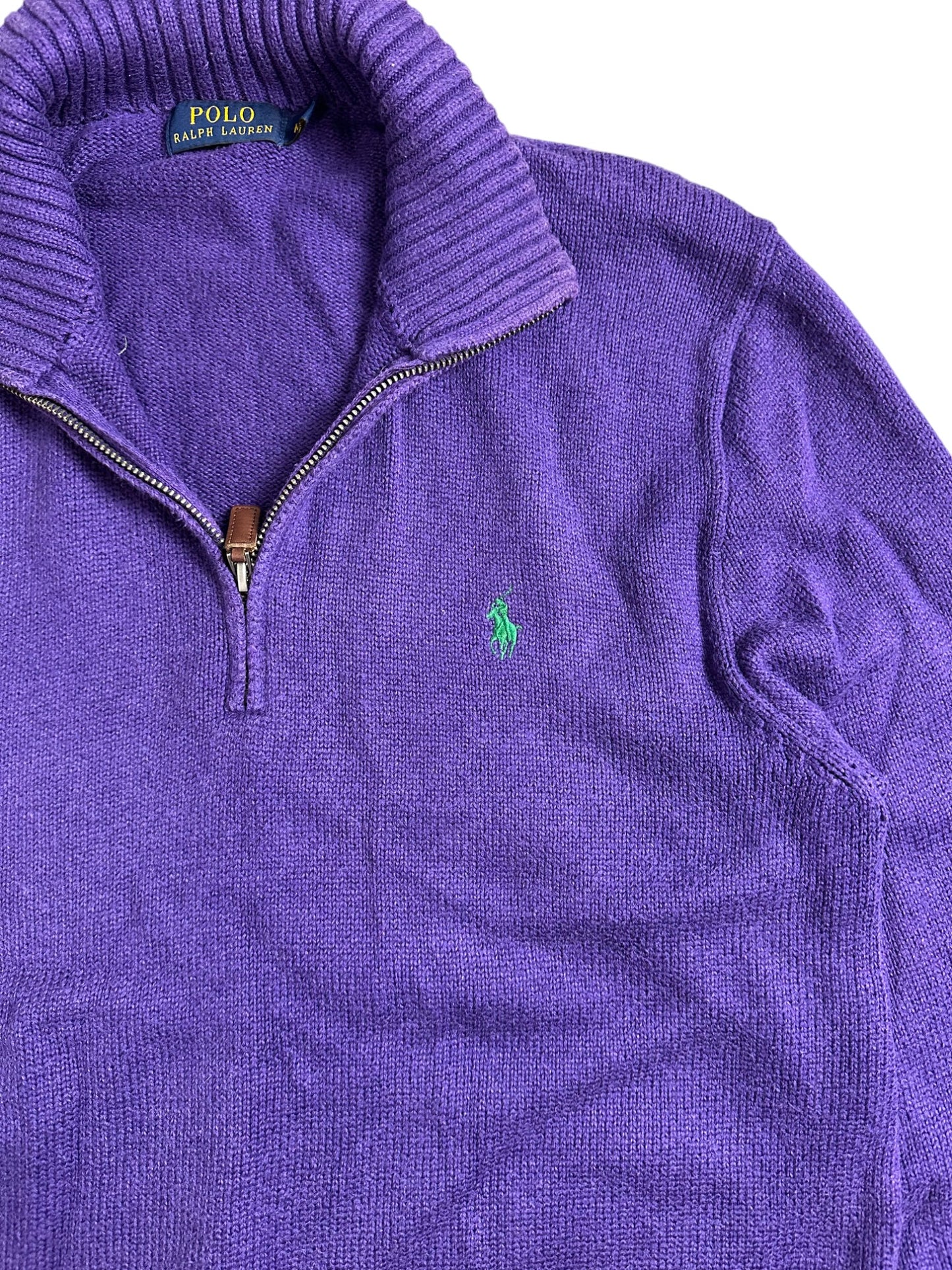 ralph lauren half zip pullover (m)