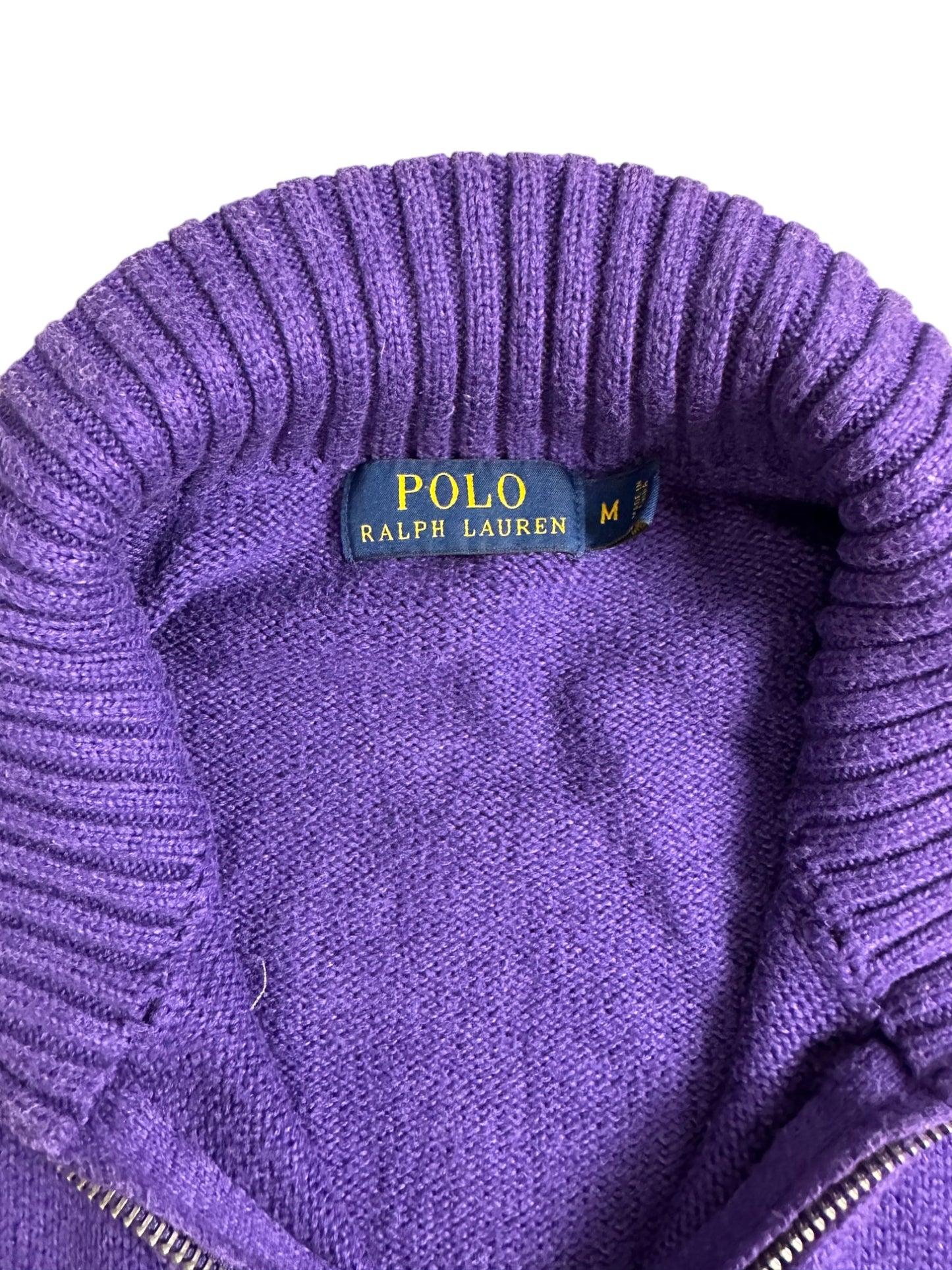 ralph lauren half zip pullover (m)