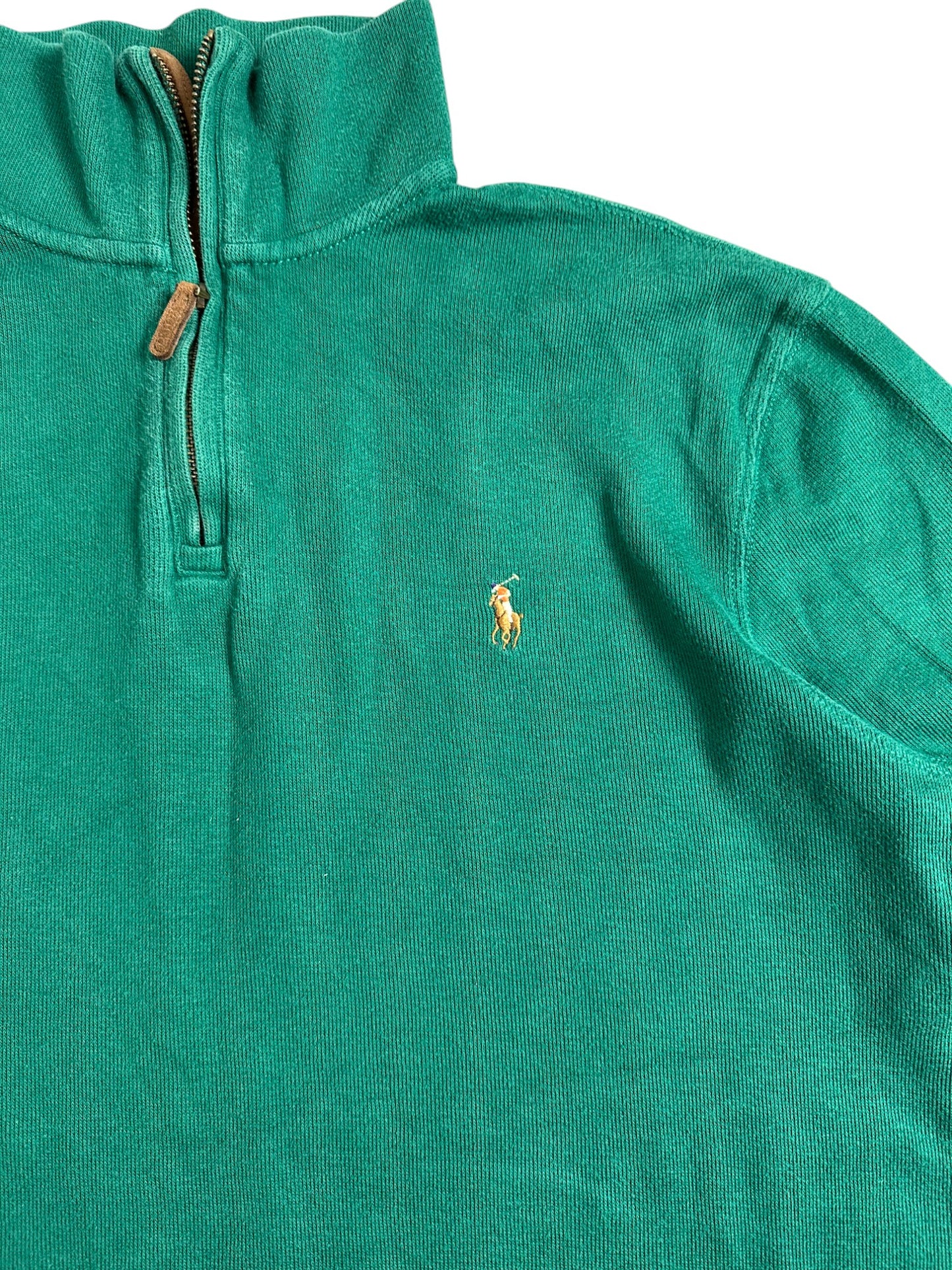 ralph lauren half zip pullover (m)