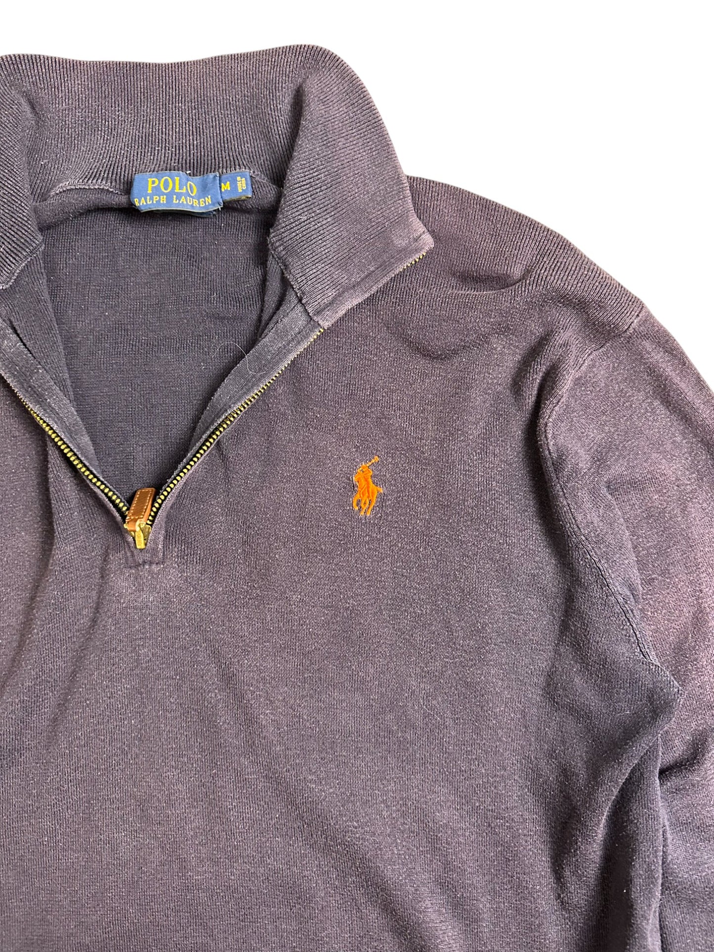 ralph lauren half zip pullover (m)