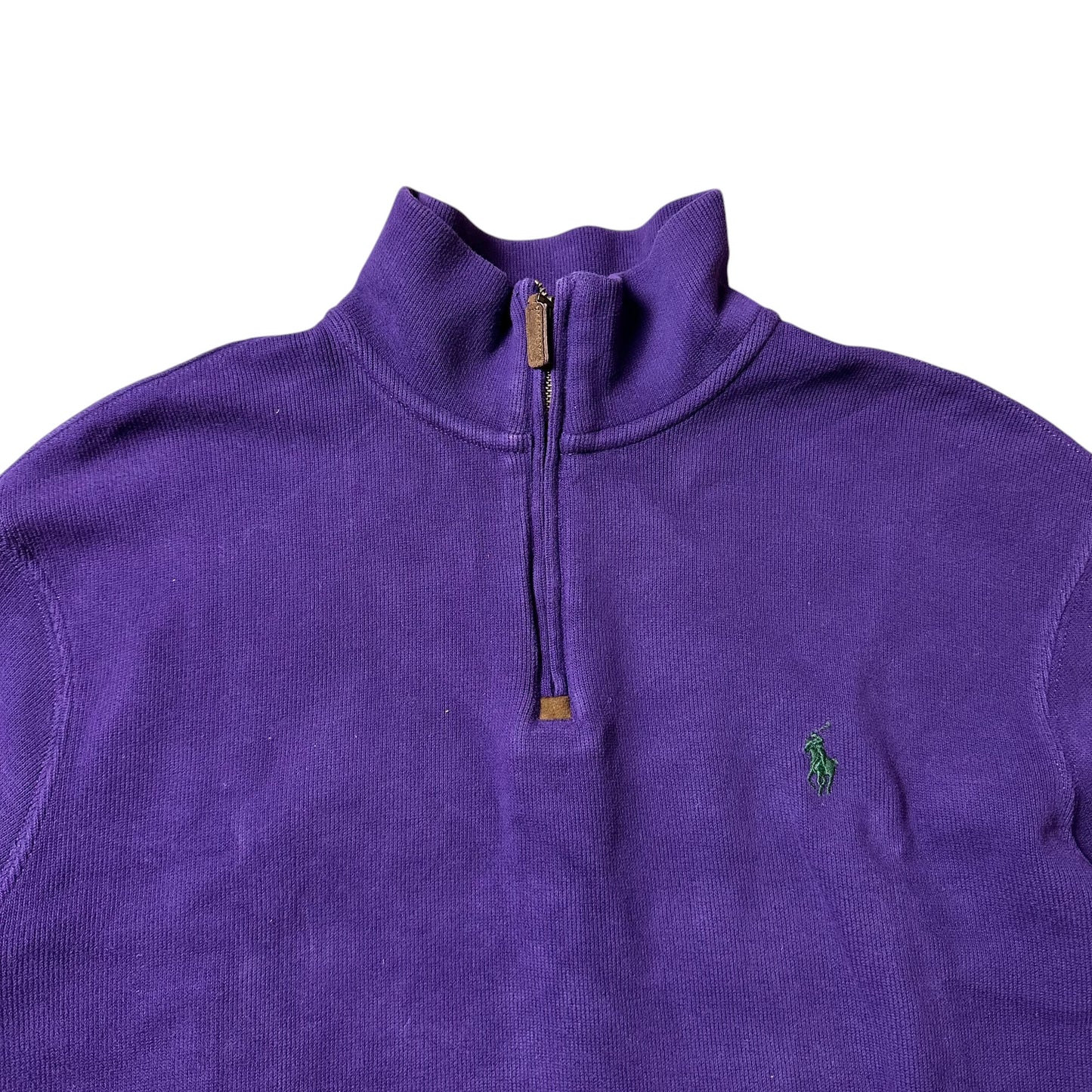 ralph lauren half zip pullover (l)