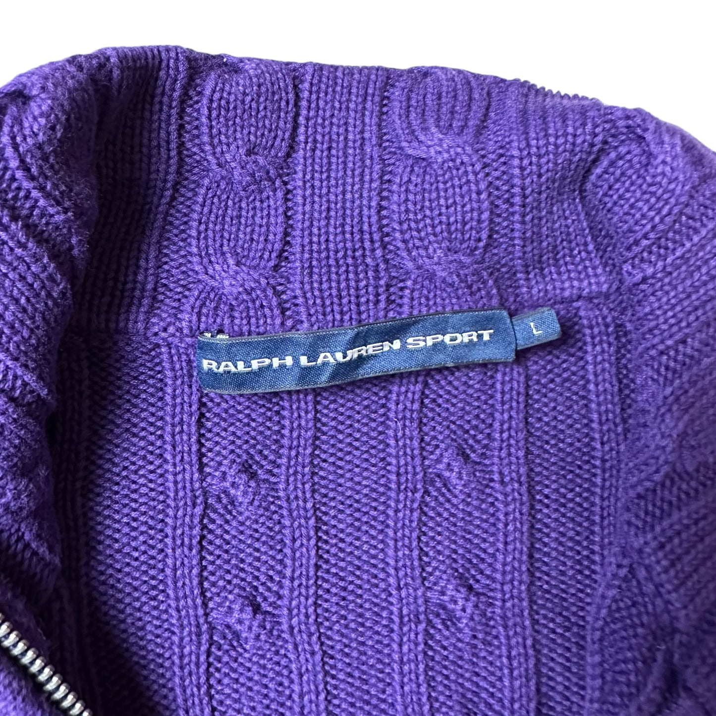 ralph lauren zip pullover women (l)