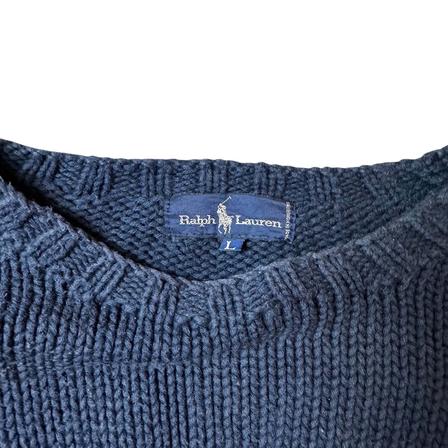 ralph lauren flag pullover (l)