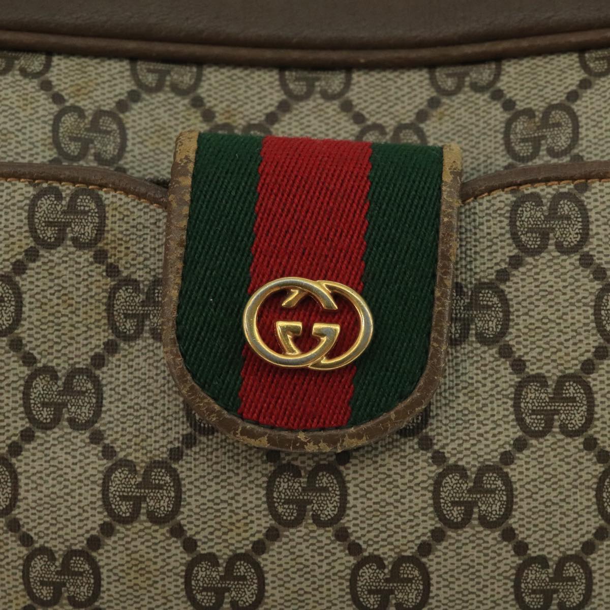 gucci gg supreme web sherry line shoulder bag