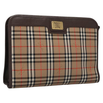 Burberrys Nova Check Clutch Bag