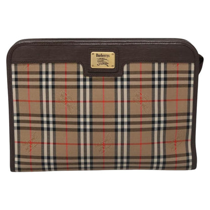 Burberrys Nova Check Clutch Bag